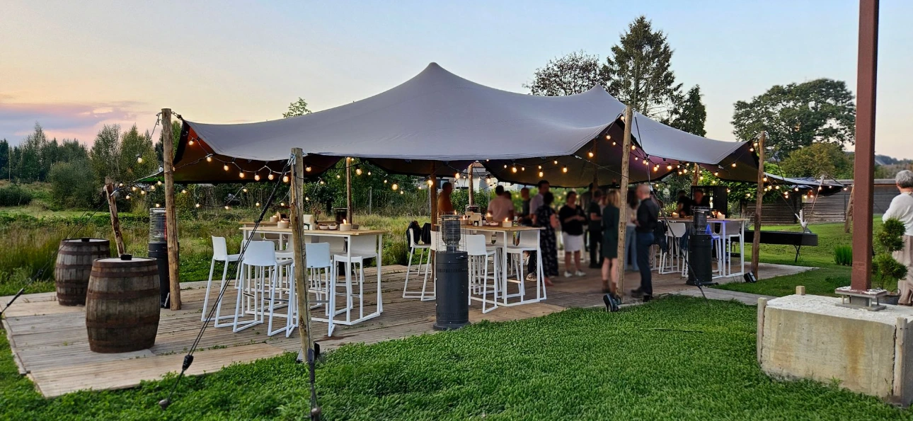 Stretchtent - tuinfeest